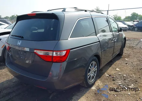 2013 Honda Odyssey Ex-L from USA, damaged, VIN 5FNRL5H62DB027020